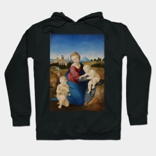 Madonna and Child with the Infant Saint John by Raphael Hoodie